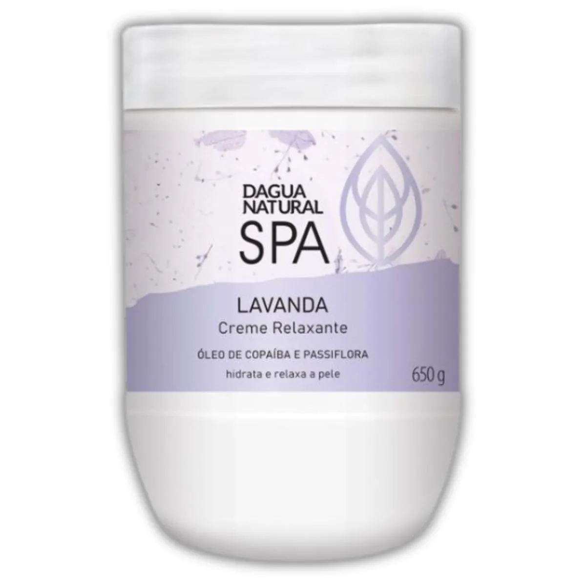 Creme de Massagem Relaxante Spa Lavanda 650g - Dagua Natural