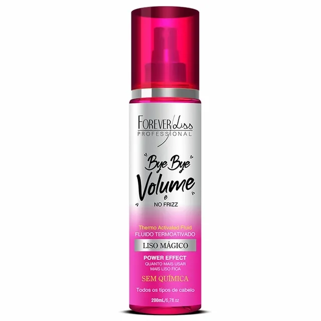 Bye Bye Volume e no Frizz Liso Mágico Forever Liss 200ml