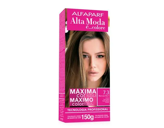 Tintura para Cabelo Alta Moda E Colore 7.3 60G