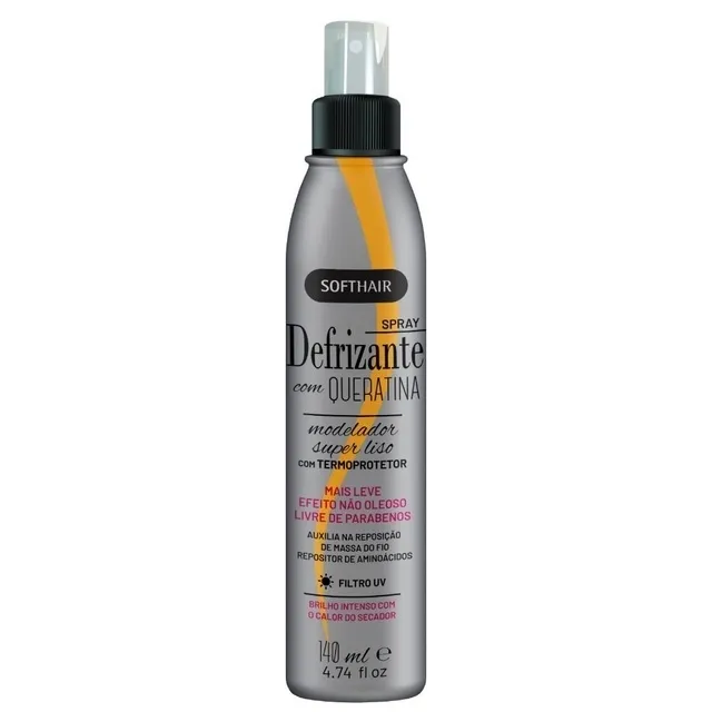 Spray Defrizante com Queratina Soft Hair 140ml