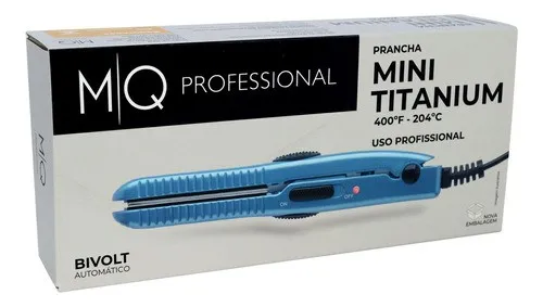 MQ Prancha Mini Titanium Blue Bivolt