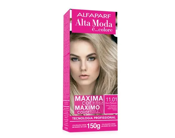 Tintura para Cabelo 11.01 60G Alta Moda E Colore