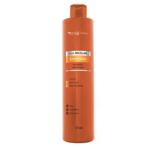 Água Micelar Antioxidante 300ml Max Love
