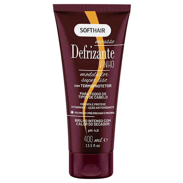 DEFRIZANTE SOFT HAIR VINHO 400ML