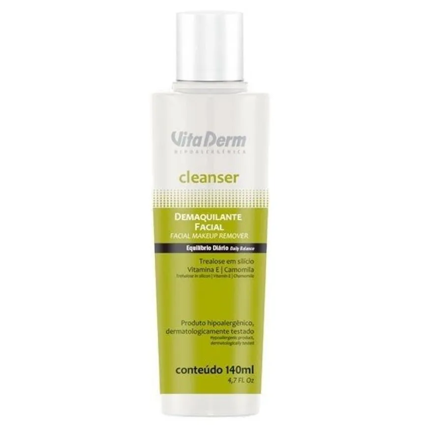 Demaquilante Facial Cleanser Vita Derm 140ml