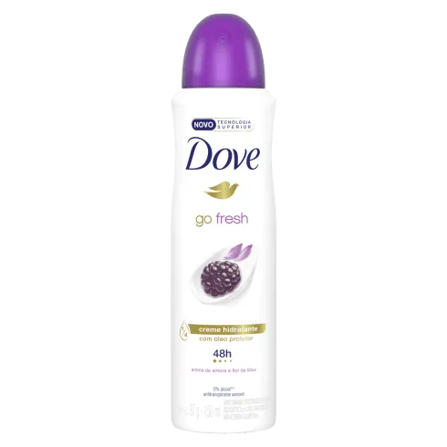 Dove Desodorante Antitranspirante Aerosol Go Fresh Amora & Flor de Lótus 89G