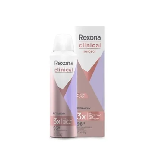 Rexona Desodorante Aerosol Clinical Extra Dry 91g