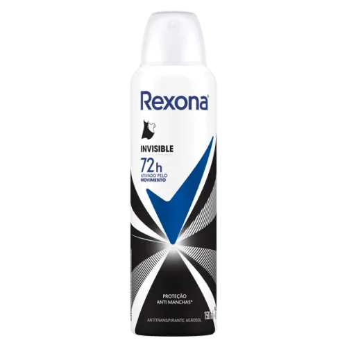 Rexona Desodorante Invisible Feminino Aerosol Antitranspirante Com 150ml