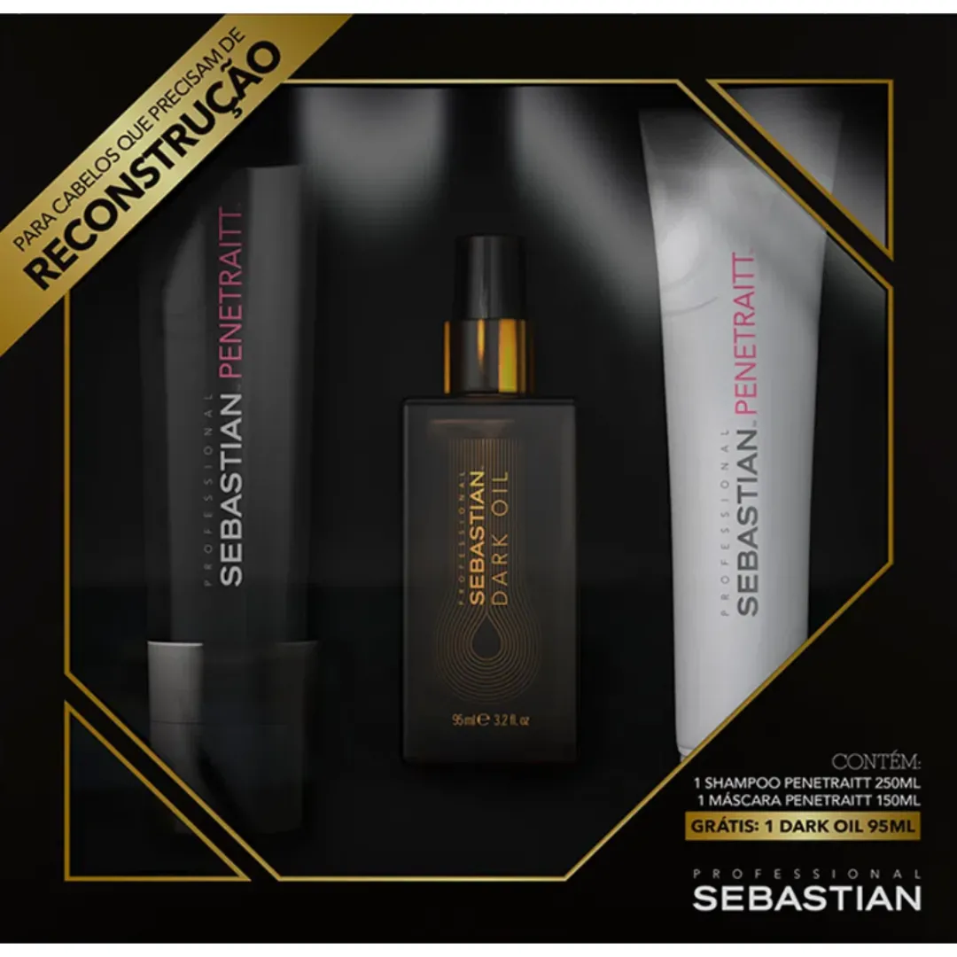 Kit Wella Presente Sebastian Penetraitt + Potion 9 50ml