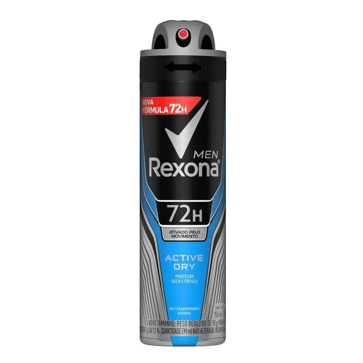 Desodorante Aerosol Active Dry 150ml Rexona Men