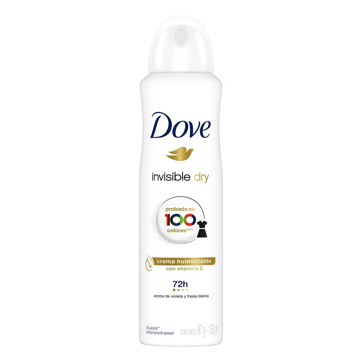 Desodorante Aerosol Dove Invisible Dry 150Ml