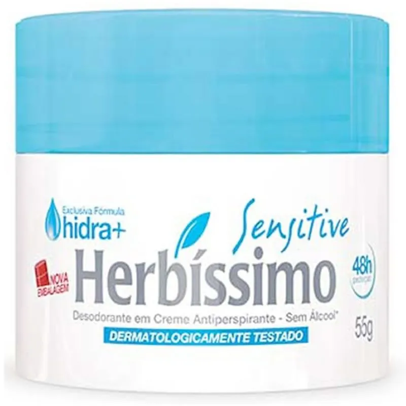 Desodorante Herbissimo Creme Sensitive 55G