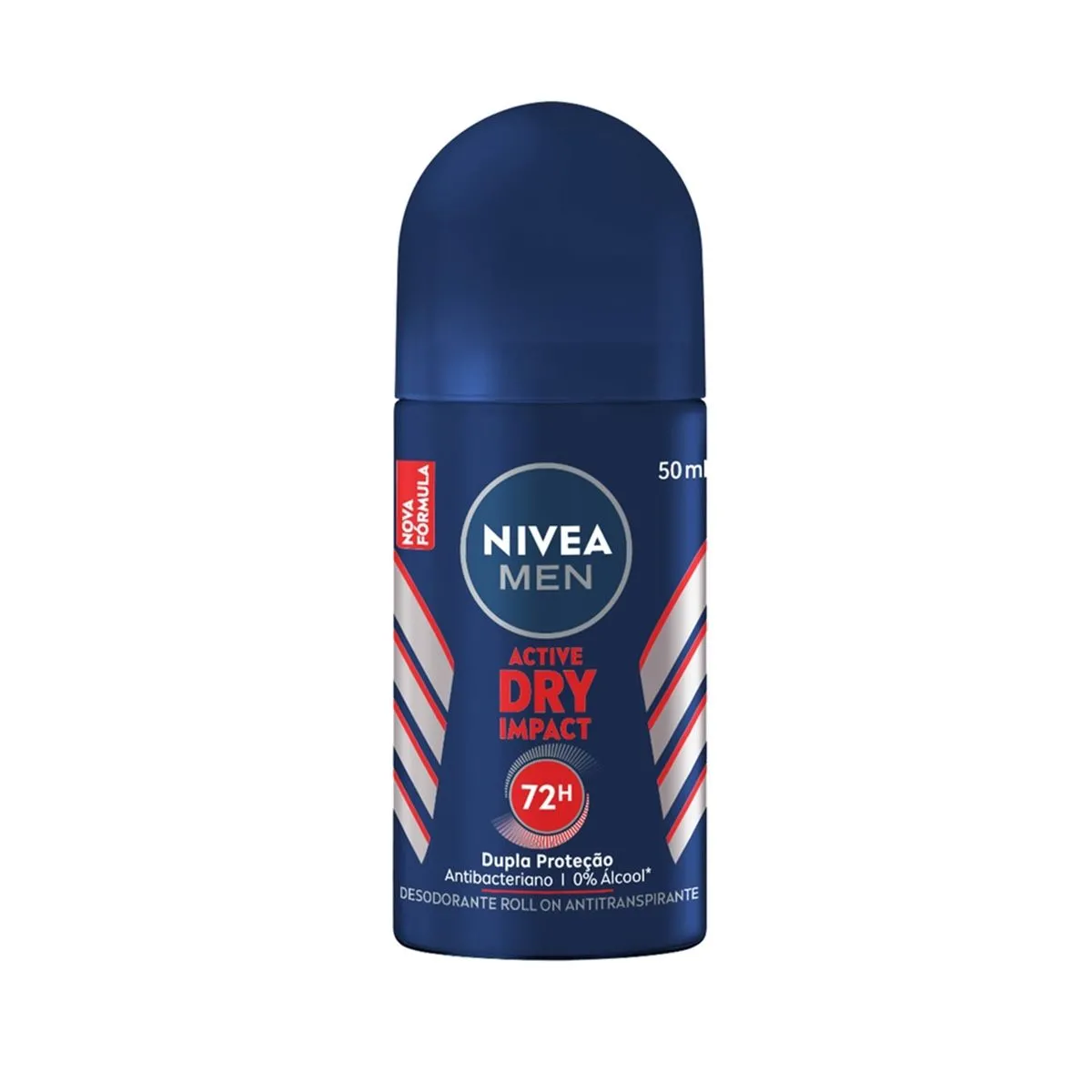 Desodorante Roll On Nivea For Men Dry Impact Plus 48H 50Ml