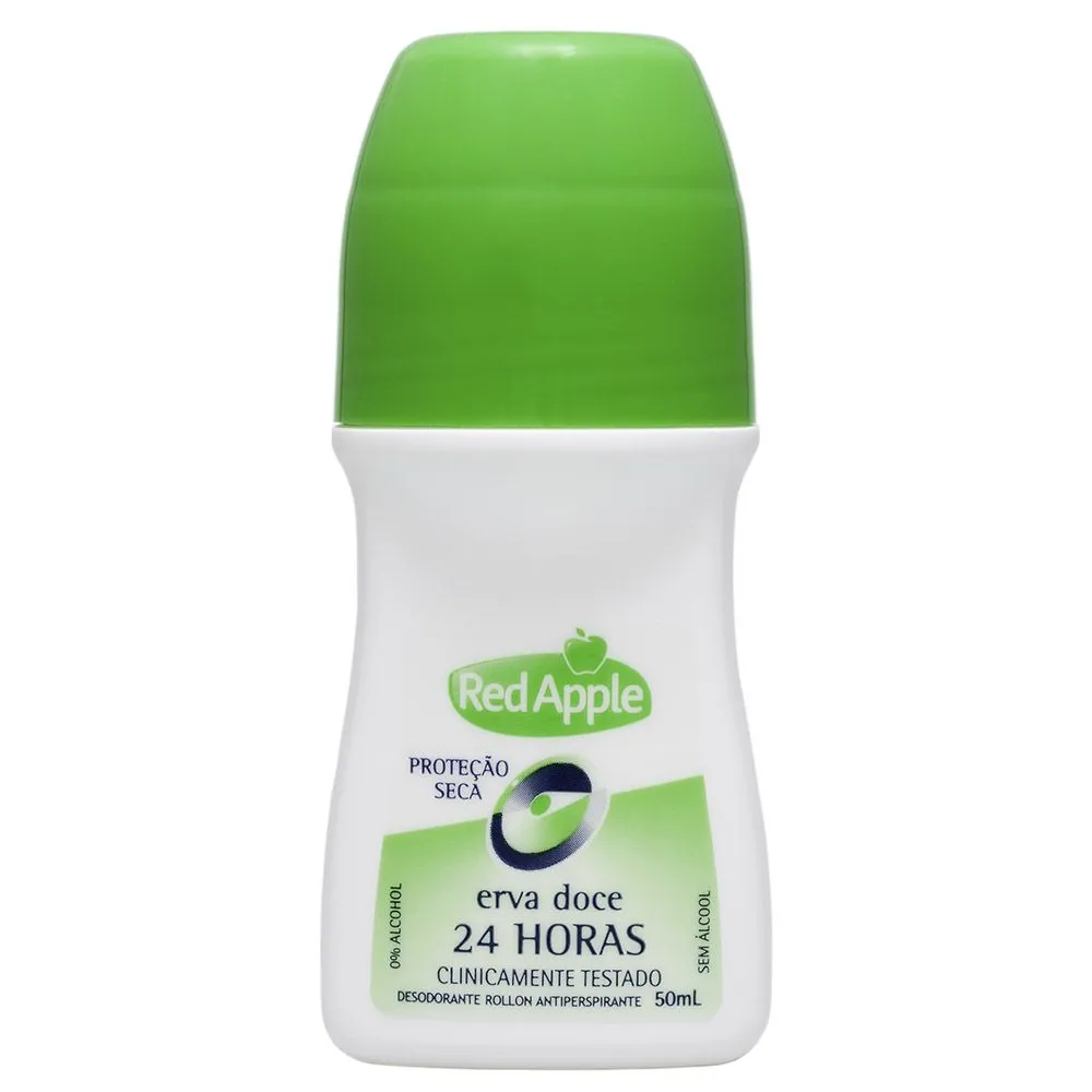 Desodorante Roll On Red Apple Erva Doce 50Ml