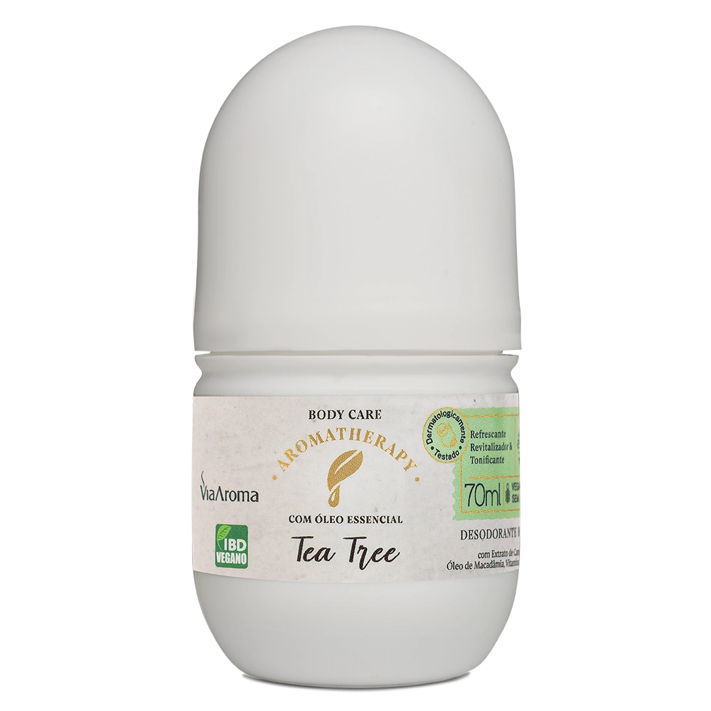 Desodorante Roll-On Tea Tree Aromatherapy Via Aroma – 70ml