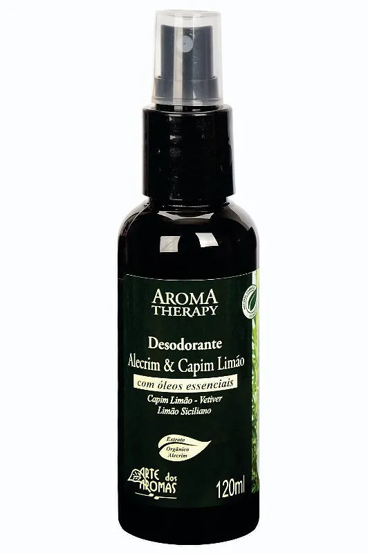Desodorante Natural Spray Alecrim & Capim Limão 120ml