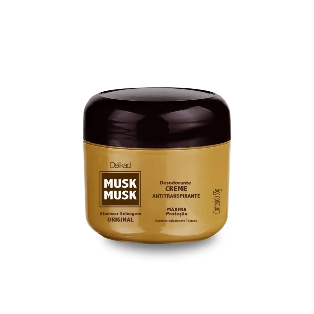 Desodorante Antitranspirante Creme Delikad Musk 55g