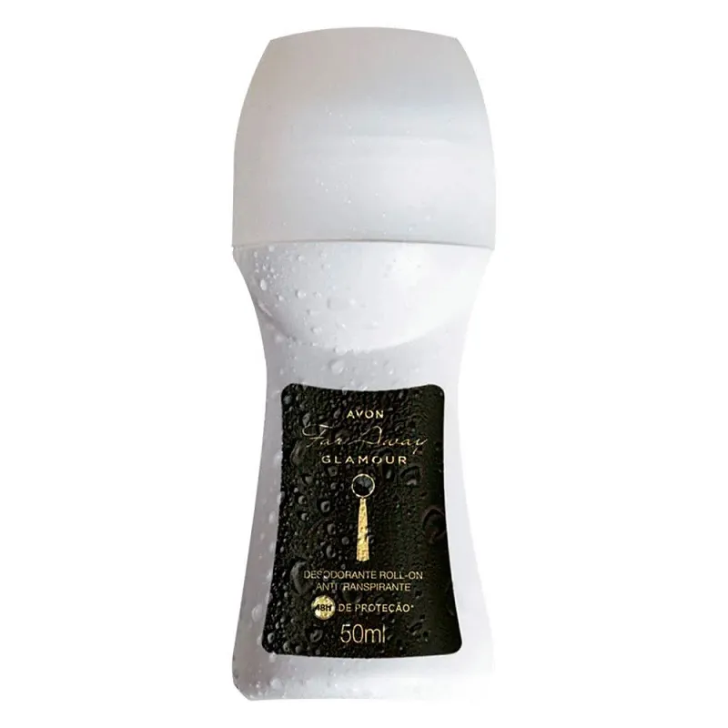 Desodorante Antitranspirante Roll-On Far Away Glamour 50ml Avon