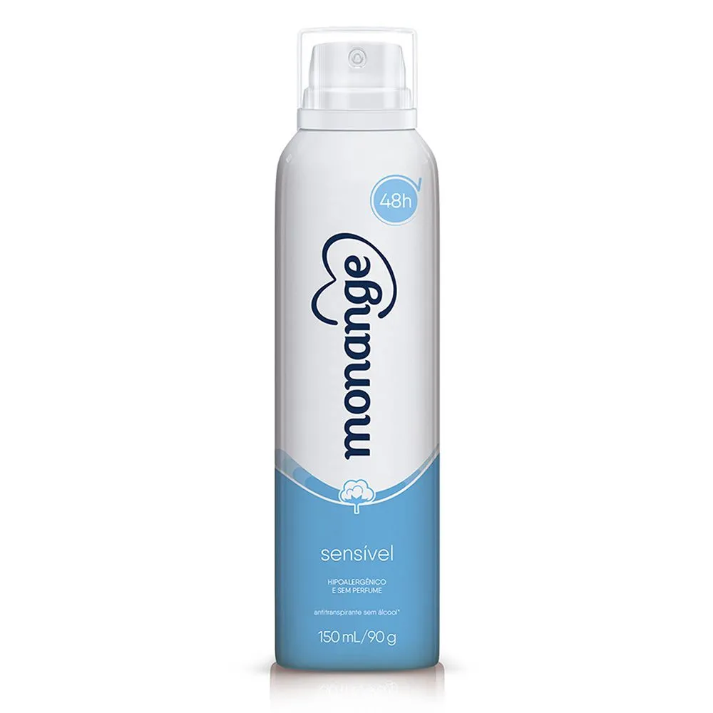 Desodorante Monange Aerosol Sem Perfume 150ml