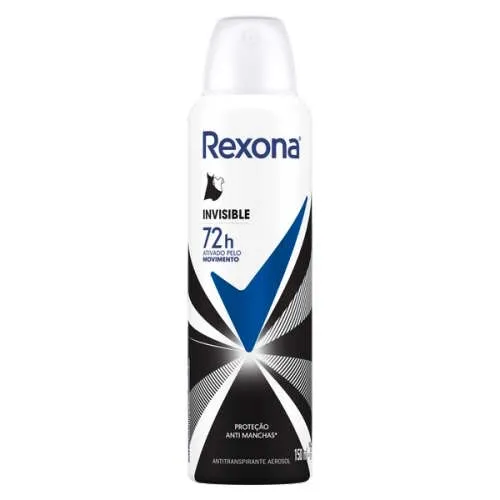 Desodorante Rexona Aerosol Invisible 150ml