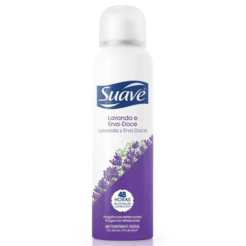 Desodorante Suave Aerosol Lavanda e Erva-Doce 150ml