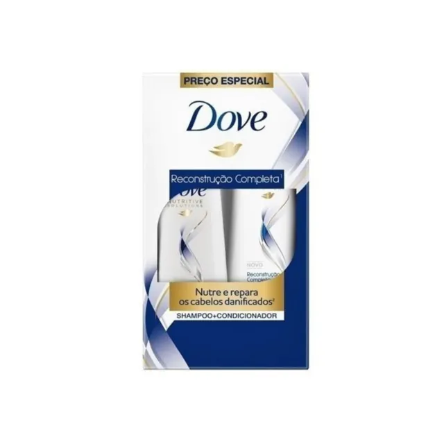 Dove Kit Shampoo 400ml + Condicionador Reconstrução 200ml