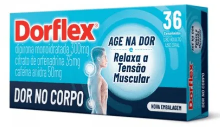 Dorflex Analgésico E Relaxante Muscular 36 Comprimidos