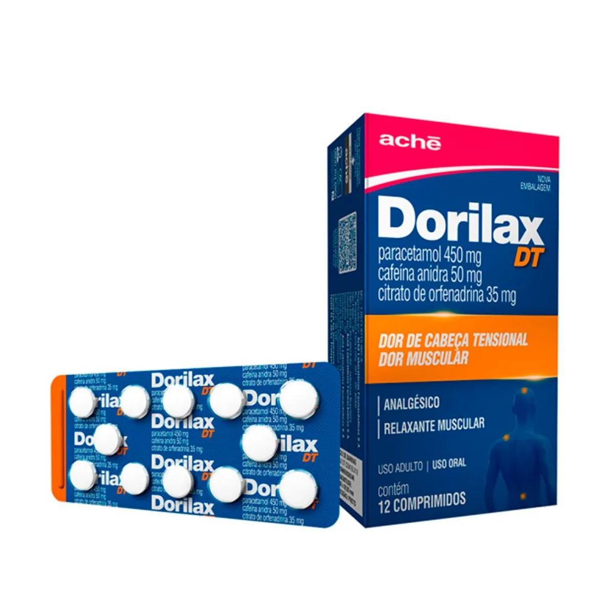 Dorilax Dt Com 12 Comprimidos