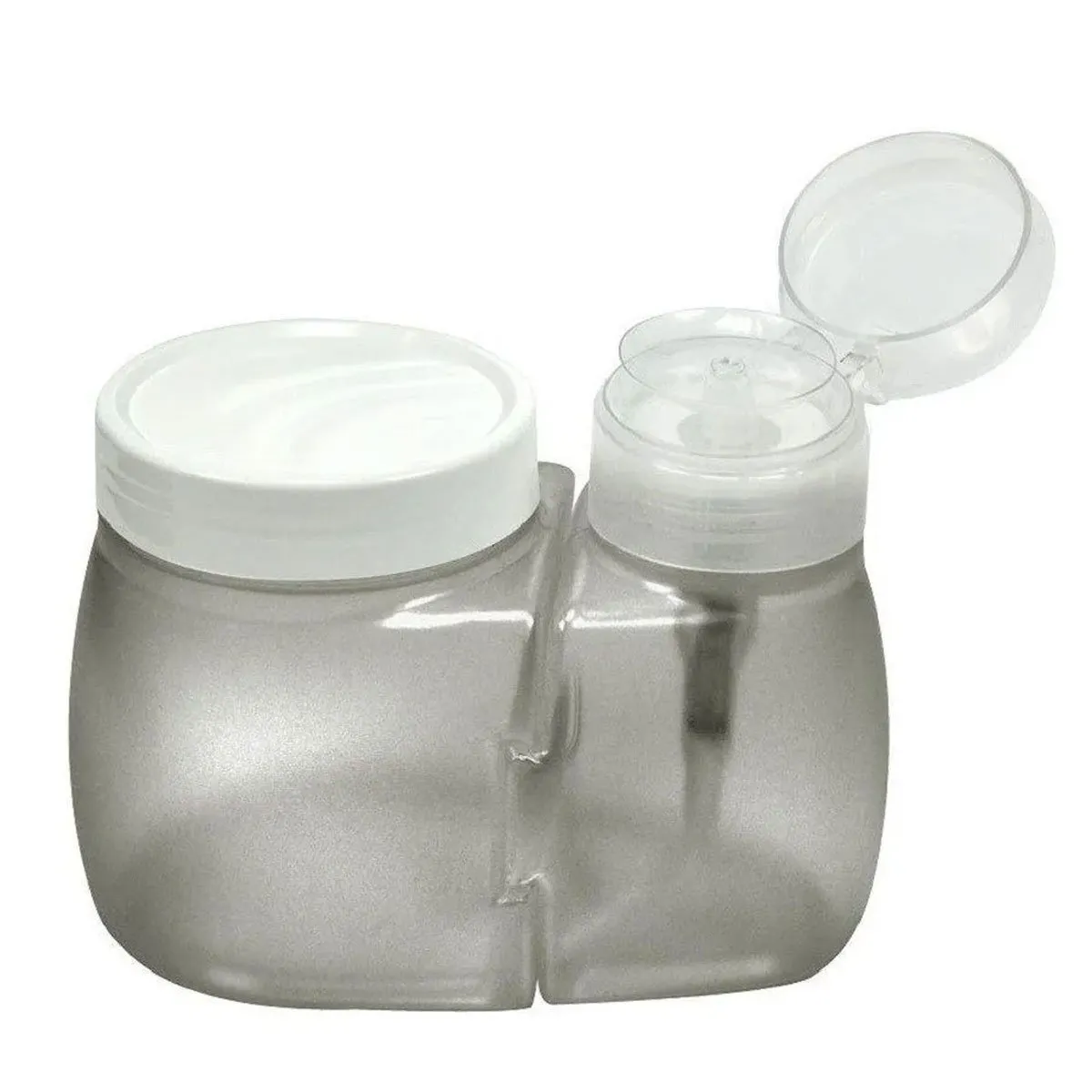 Dosador de Acetona com Porta Algodão Santa Clara Fumê