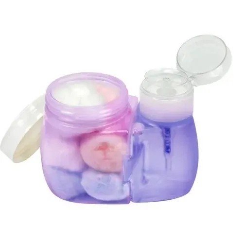 DOSADOR SANTA CLARA PARA ACETONA PORTA ALGODAO ROSA