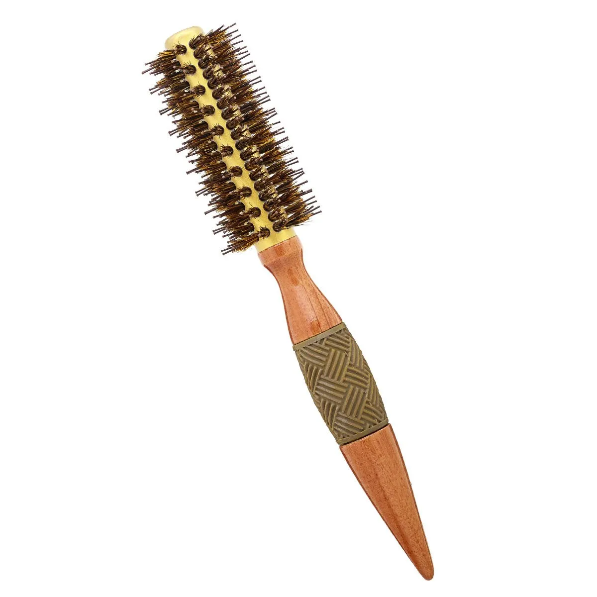 Escova de Cabelo Profissional em Alumínio 18K Dourada 45mm