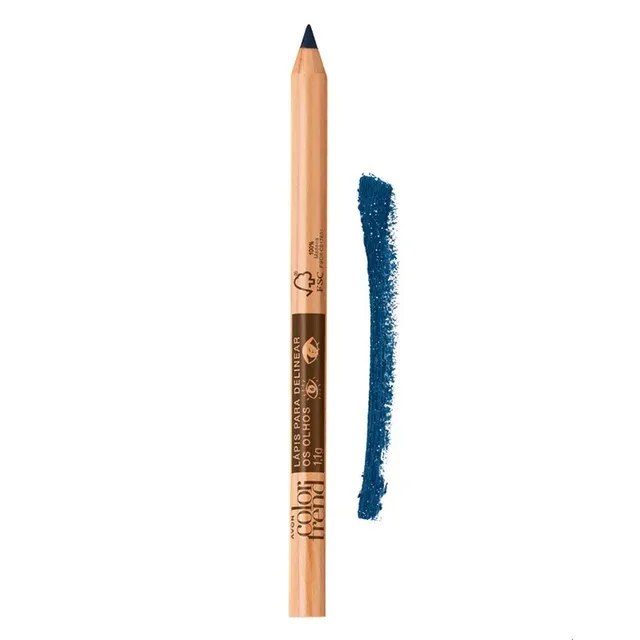 Lápis Para Delinear os Olhos Azul Matte Color Trend Avon