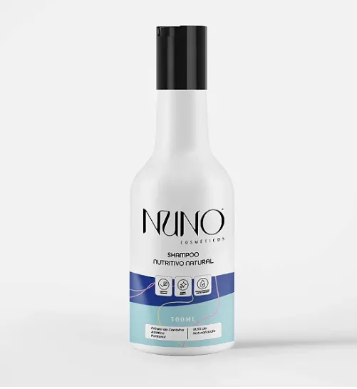 Shampoo Nutritivo Natural Nuno Cosméticos 300ml