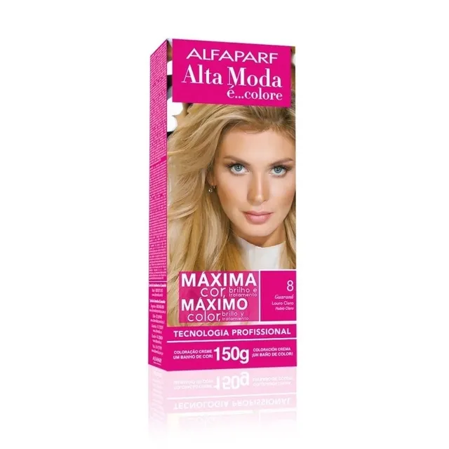 Tintura Alta Moda 8 Louro Claro