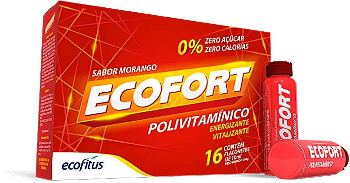 Ecofort Polivitamínico Energizante e Vitalizante 16 Flaconetes