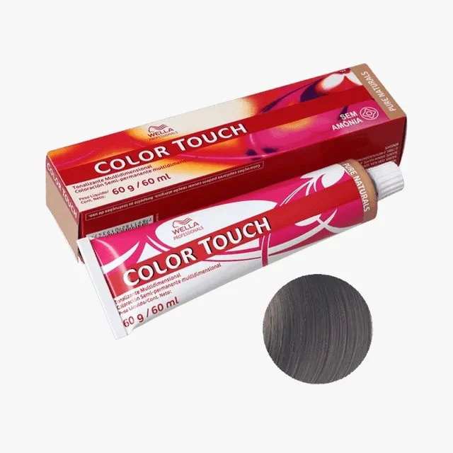 Tonalizante Wella Color Touch Pure Naturals 2.0 Preto Intenso 60g
