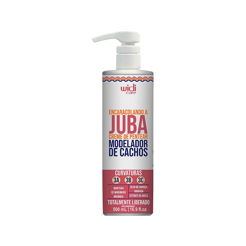 CREME DE PENTEAR ENCARACOLANDO A JUBA 500ML WIDI CARE