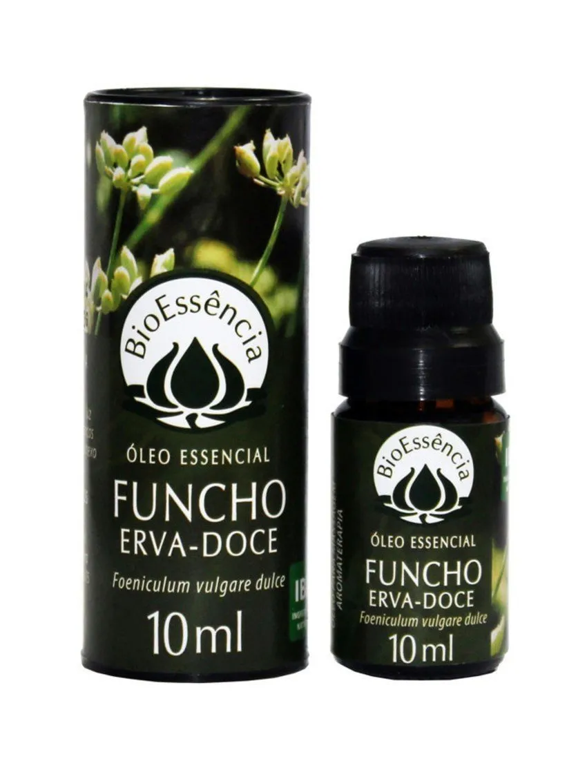 Óleo Essencial de Funcho Erva Doce - BioEssência - Frasco com 10ml