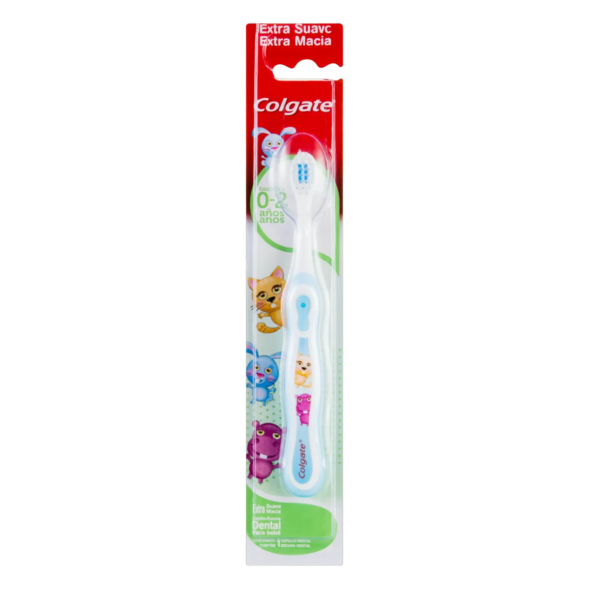 Colgate Escova De Dente Infantil My First Extra Macia De 0 A 2 Anos 1 Un