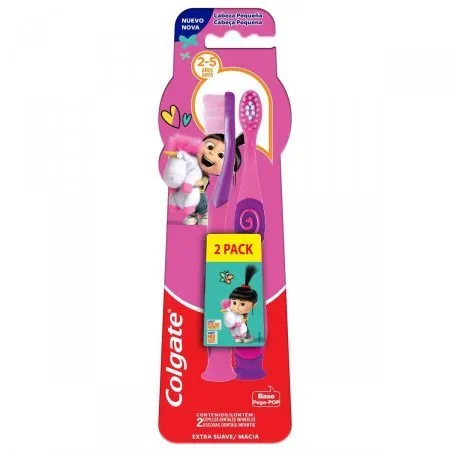 Colgate Escova De Dente Infantil Smile Agnes De 0 A 2 Anos 2 Un