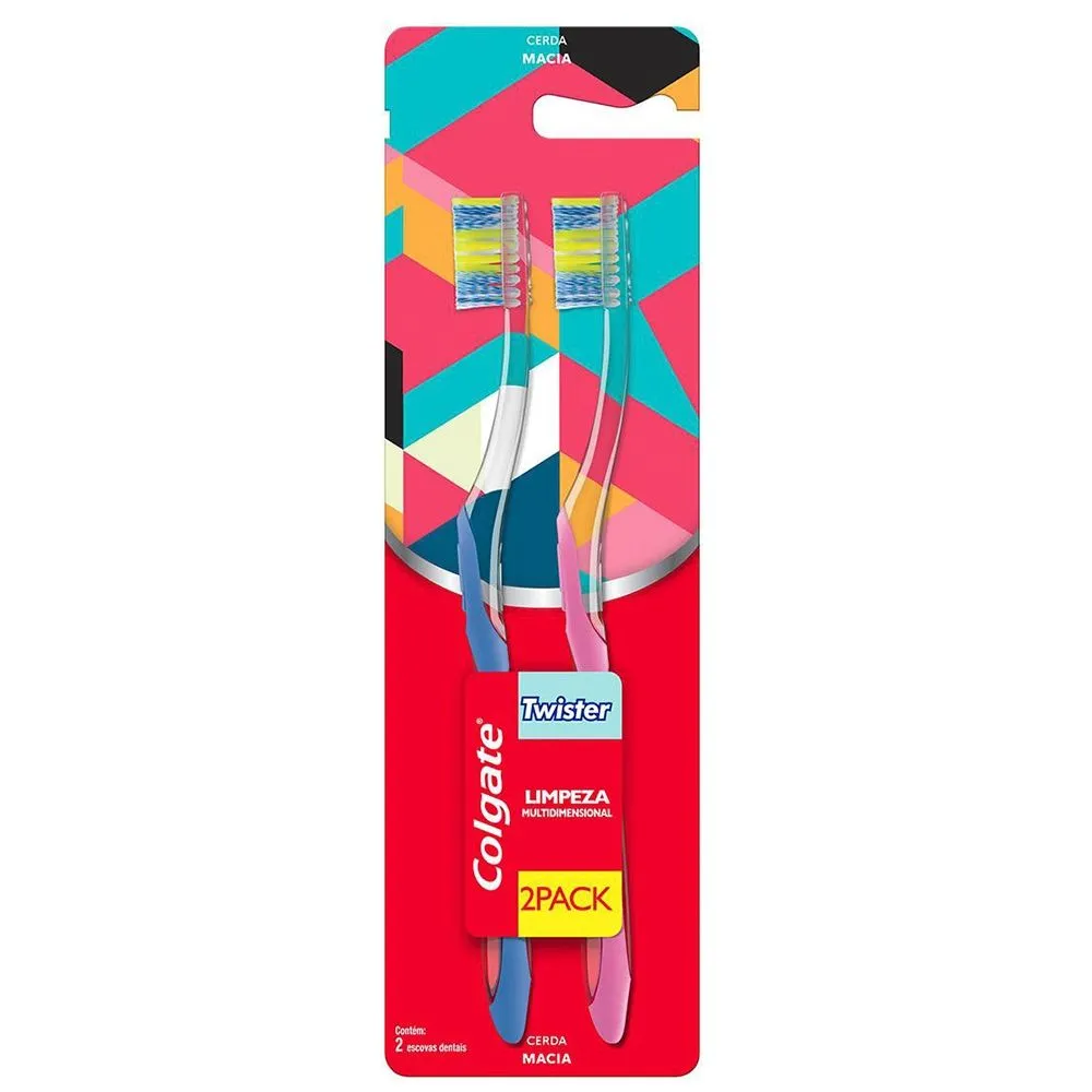Escova Dental Colgate Twister Fresh Macia
