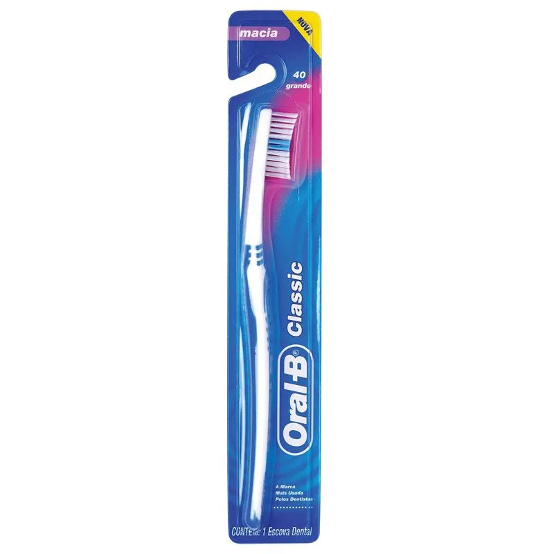 Escova Dental Oral-B Classic Macia Tam: 40