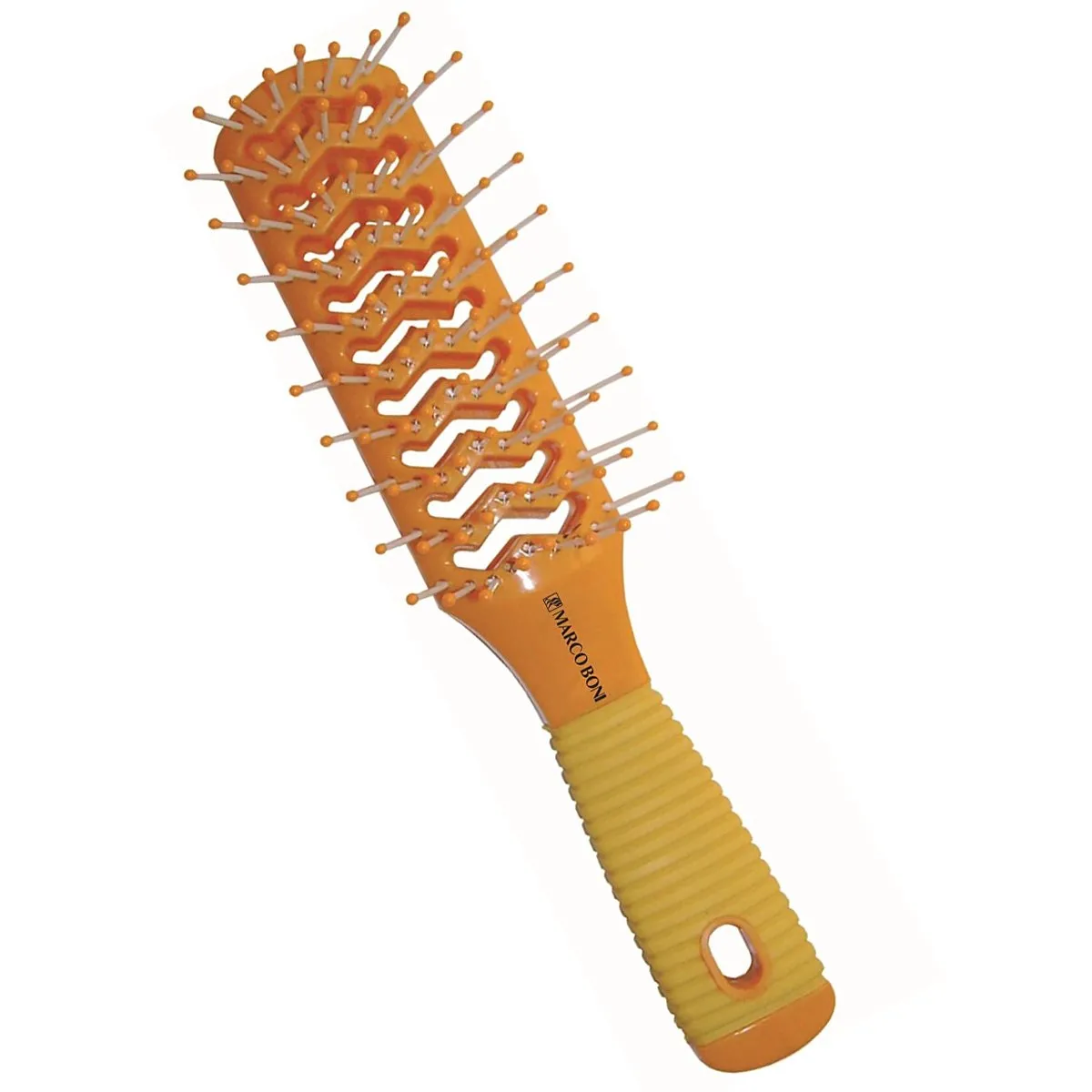 Escova de Cabelo Retangular Desembaraçante Haydee Marco Boni Laranja