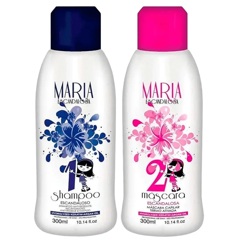 Escova Progressiva Kit Profissional Maria Escandalosa (2x300ml)