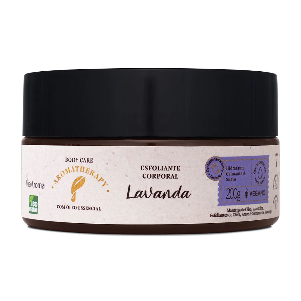 Esfoliante Corporal Lavanda Aromatherapy Via Aroma - 200g