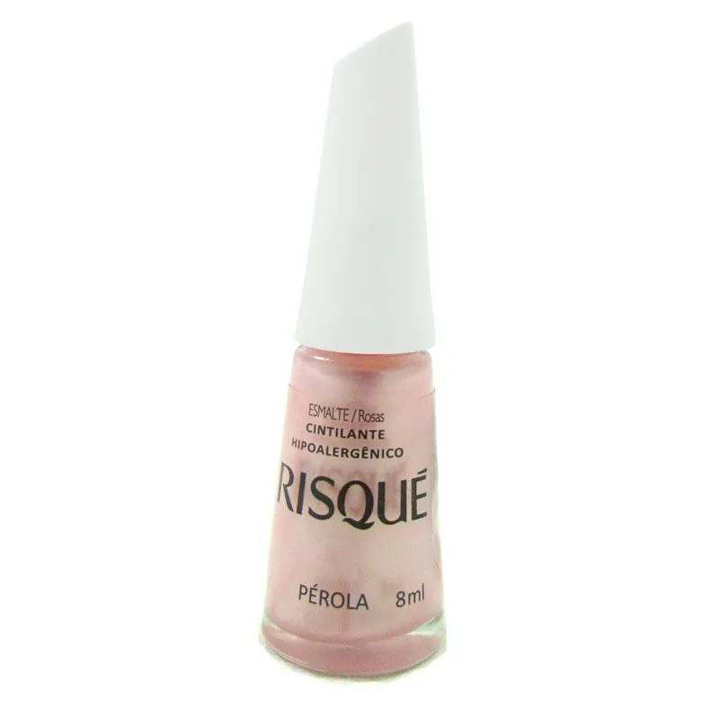 Esmalte Risqué Cintilante Pérola 8 ML