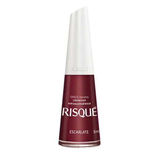 Esmalte Risqué Cremoso Escarlate 8 ML