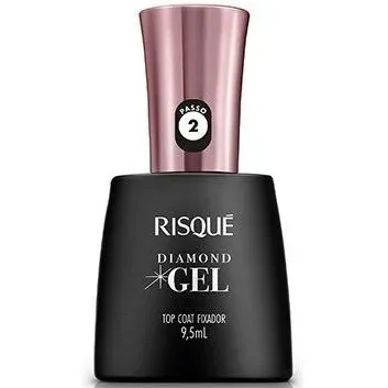 ESMALTE RISQUE DIAMOND GEL TOP COAT FIXADOR 9.5ML