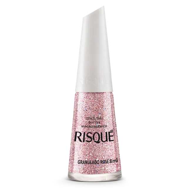 ESMALTE RISQUE GRANULADO ROSE
