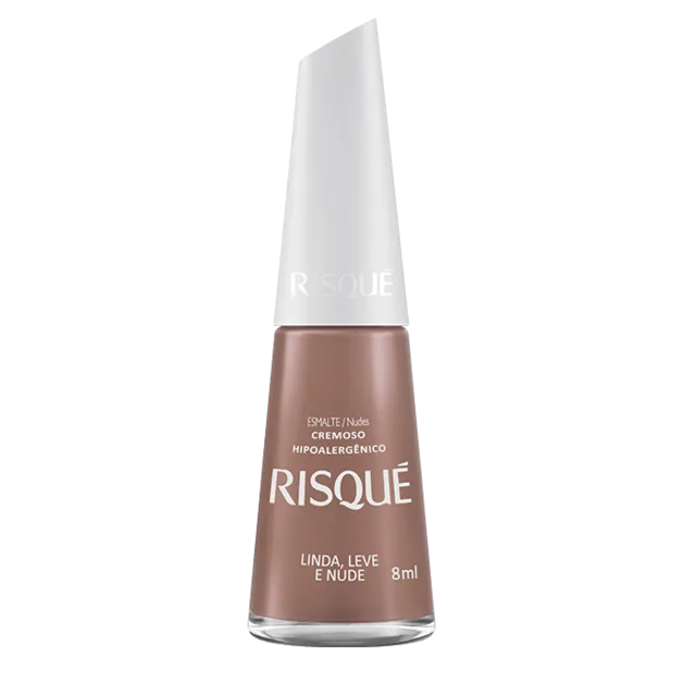 ESMALTE RISQUE LINDA LEVE E NUDE 8ML